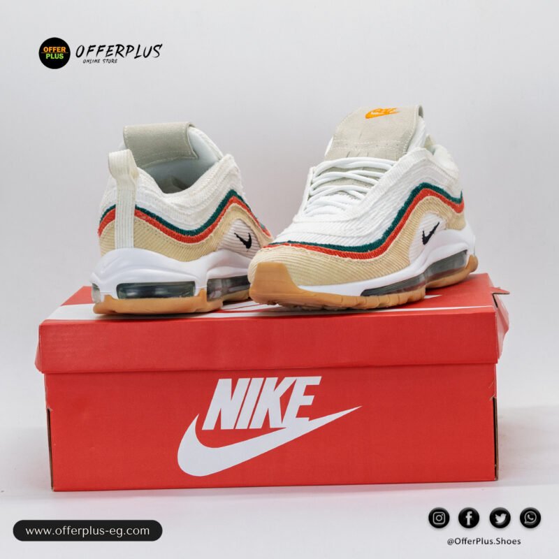 ⁦Nike Air Max 97 Sneaker 2025-White&Beig⁩ - الصورة ⁦5⁩