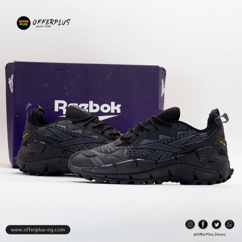 ⁦Reebok Zig Kinetica II Edge The Flintstones Mens 2025 -Black⁩ - الصورة ⁦7⁩