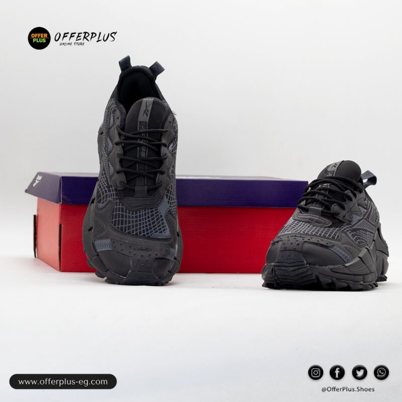 ⁦Reebok Zig Kinetica II Edge The Flintstones Mens 2025 -Black⁩ - الصورة ⁦4⁩