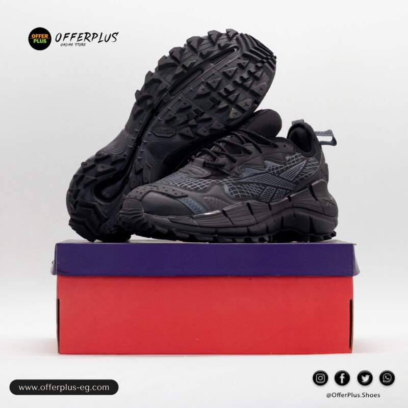 ⁦Reebok Zig Kinetica II Edge The Flintstones Mens 2025 -Black⁩ - الصورة ⁦5⁩