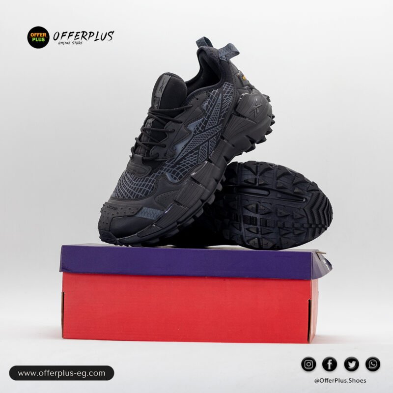 ⁦Reebok Zig Kinetica II Edge The Flintstones Mens 2025 -Black⁩ - الصورة ⁦6⁩