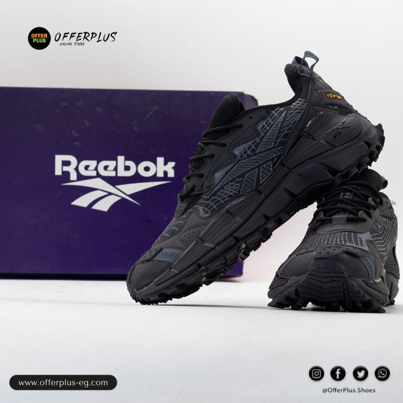 ⁦Reebok Zig Kinetica II Edge The Flintstones Mens 2025 -Black⁩ - الصورة ⁦2⁩