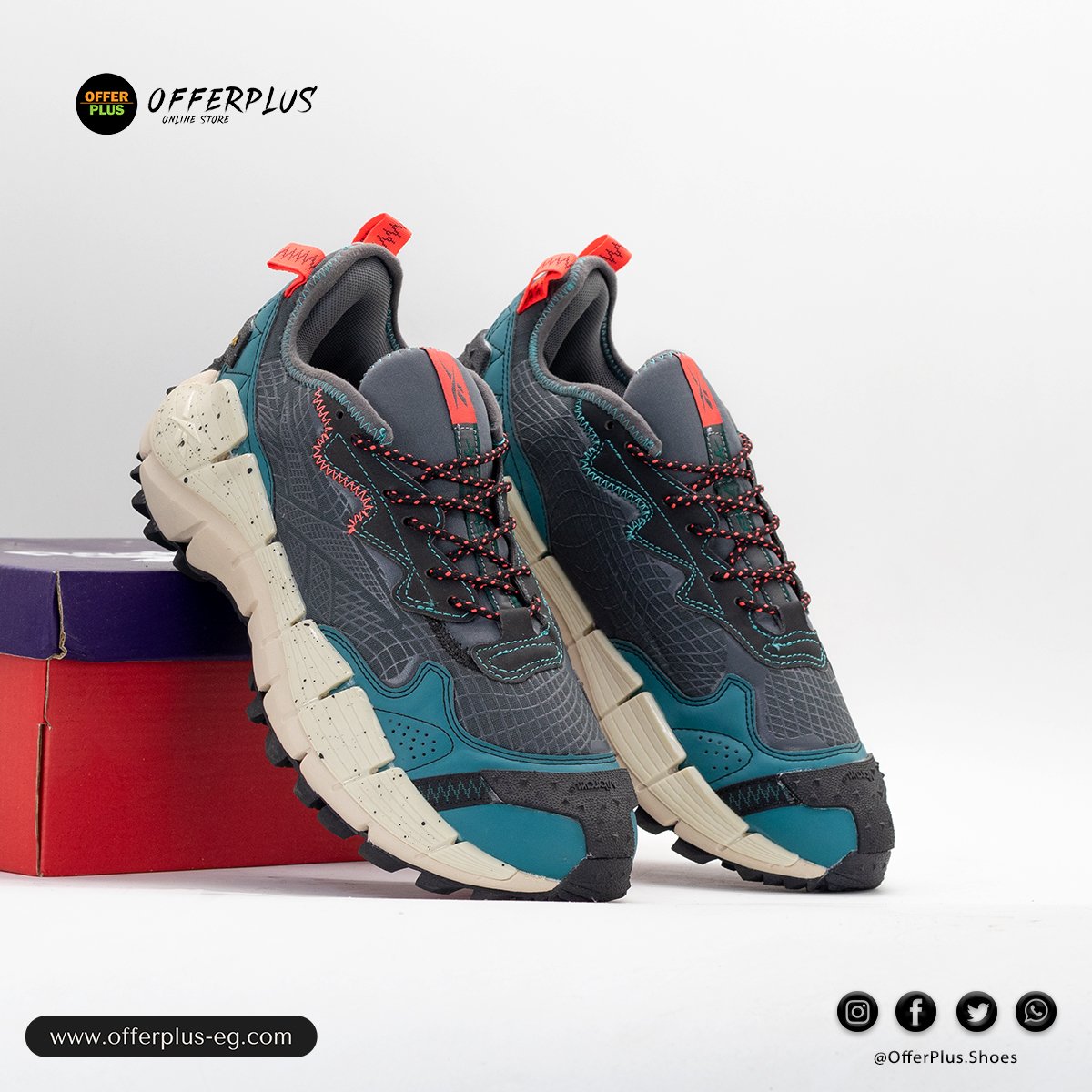 Reebok Zig Kinetica II Edge The Flintstones Mens 2025 -Grey2 - الصورة 4