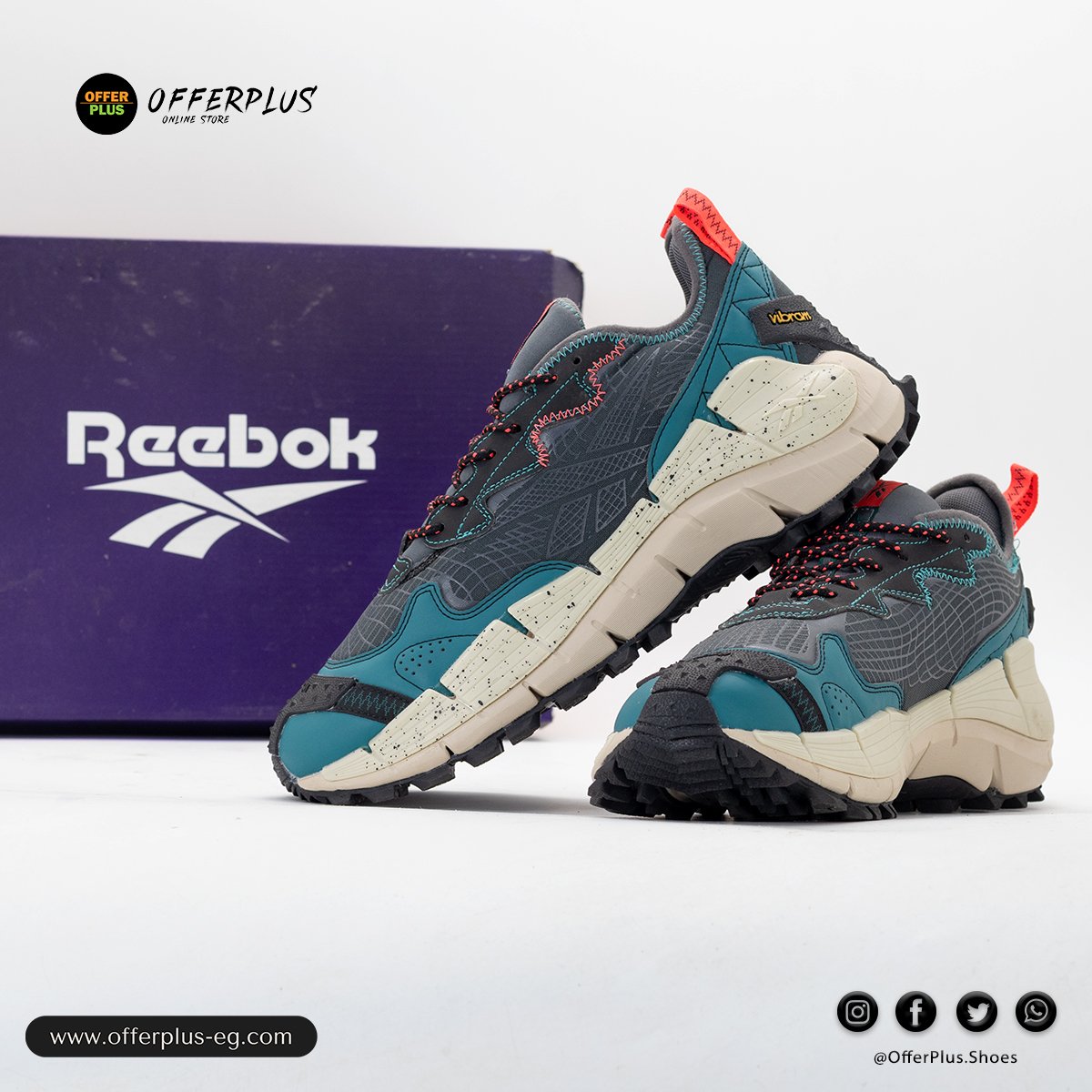 Reebok Zig Kinetica II Edge The Flintstones Mens 2025 -Grey2 - الصورة 2