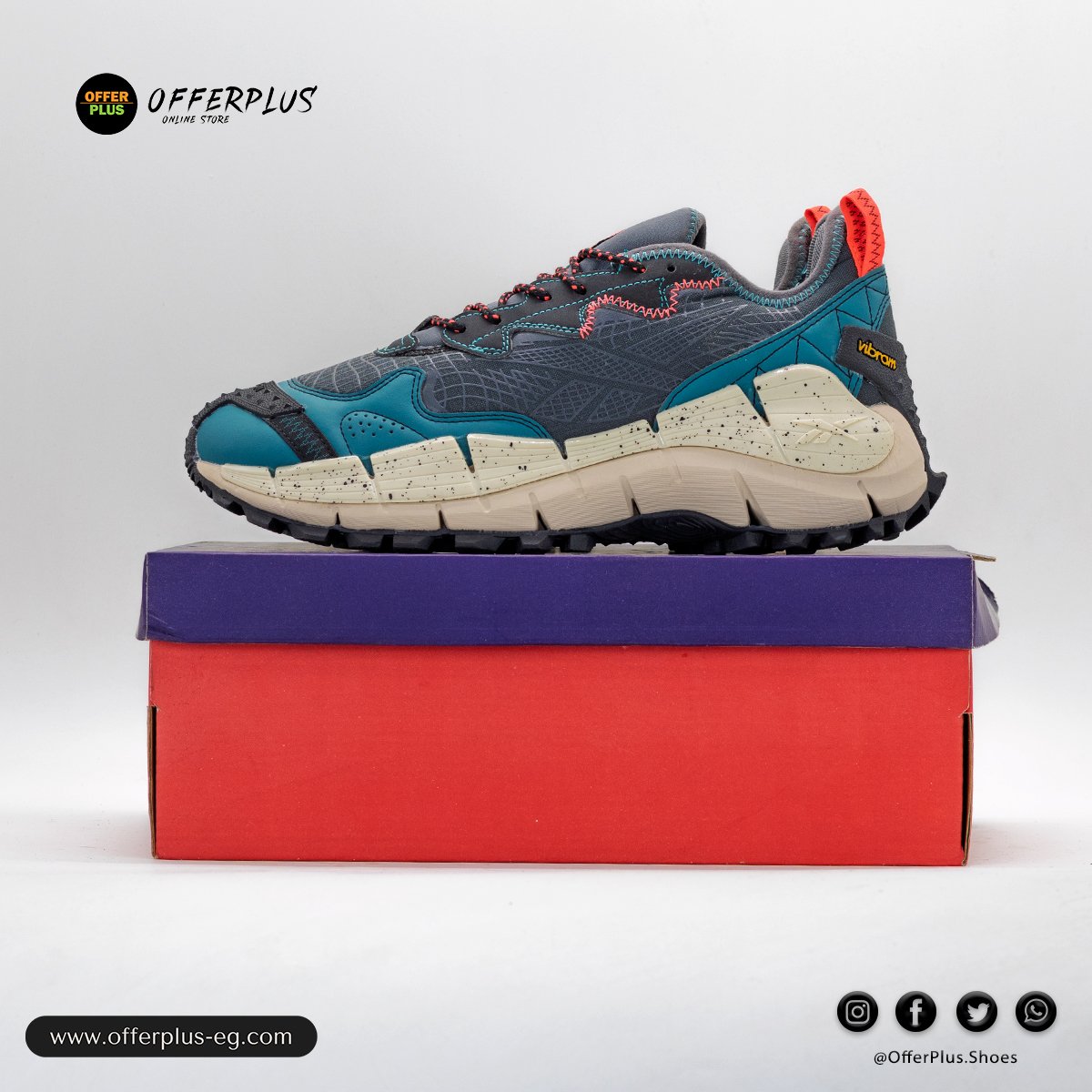 Reebok Zig Kinetica II Edge The Flintstones Mens 2025 -Grey2