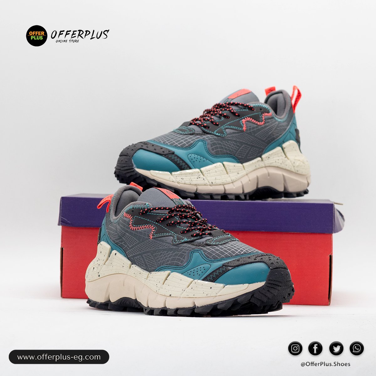 Reebok Zig Kinetica II Edge The Flintstones Mens 2025 -Grey2 - الصورة 6