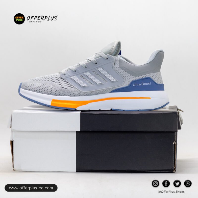 ⁦Adidas EQ210-Sneaker 2024 Plus Size - Grey&orange⁩ - الصورة ⁦4⁩