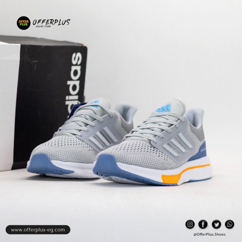 ⁦Adidas EQ210-Sneaker 2024 Plus Size - Grey&orange⁩ - الصورة ⁦3⁩