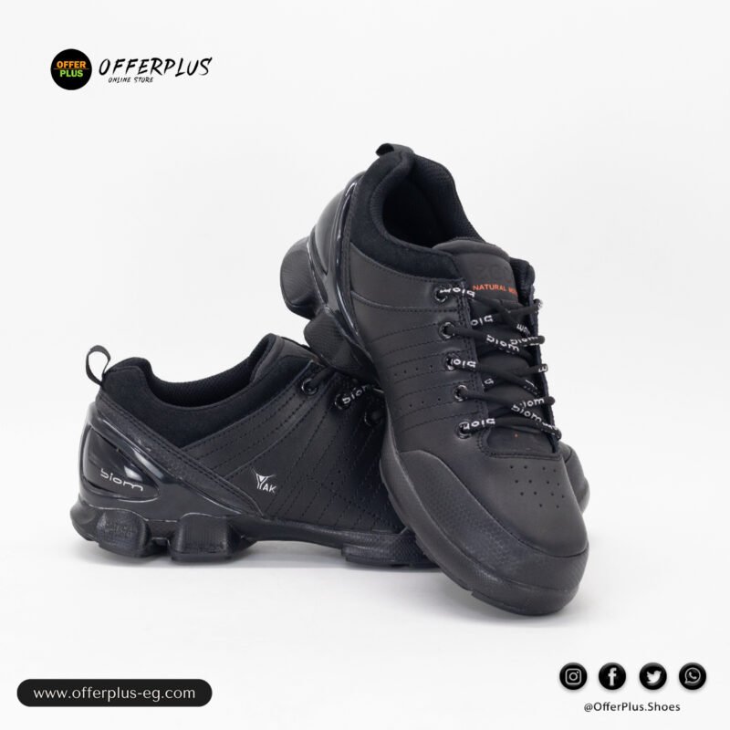 ⁦Ecco Biom Sneakers 2025 -Black جلد طبيعي⁩ - الصورة ⁦4⁩