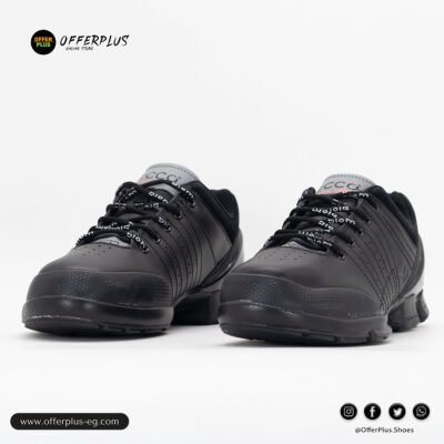 Ecco Biom Sneakers 2025 -Black&Grey جلد طبيعي