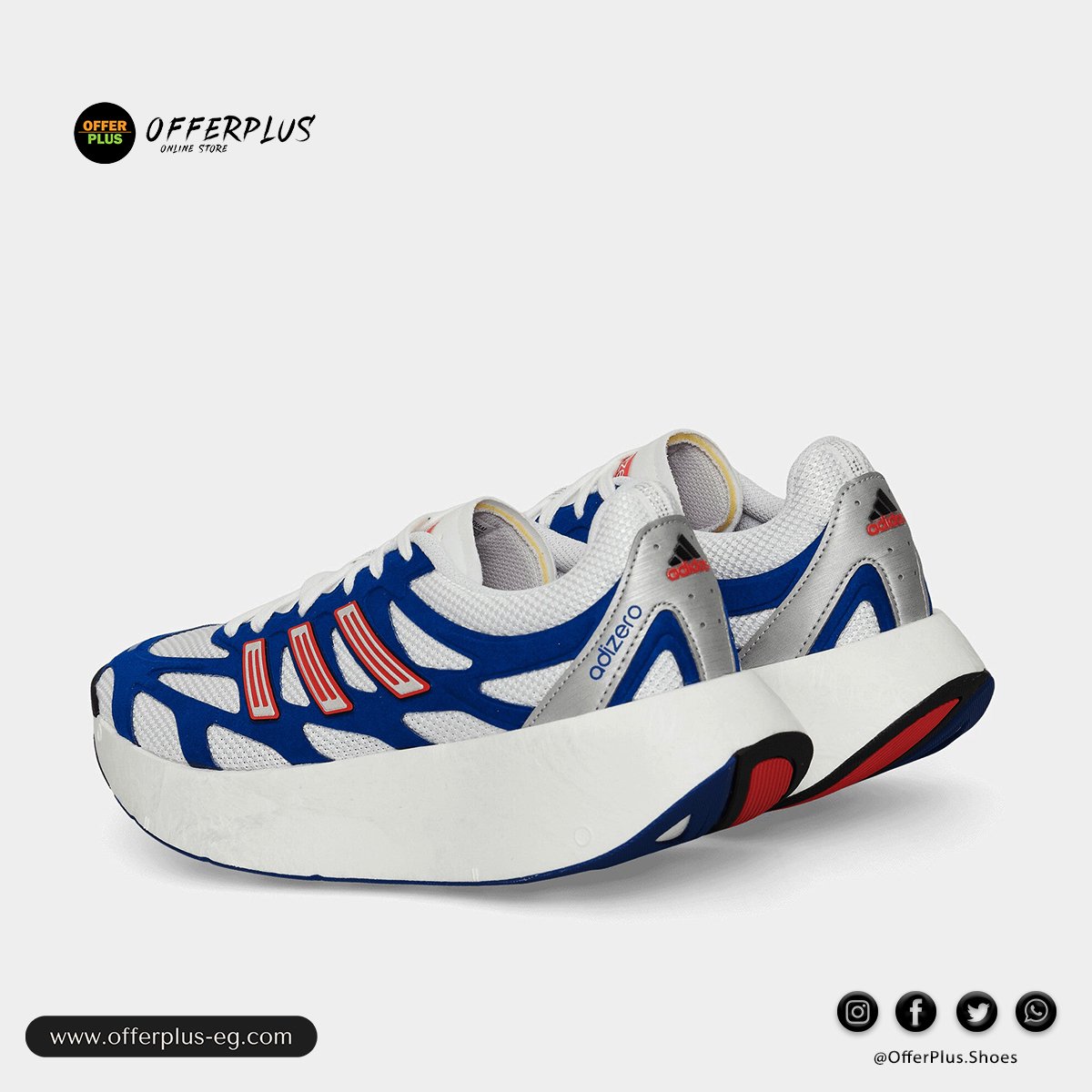 Adidas Adizero Aruku Sports 2025_Blue&White - الصورة 6