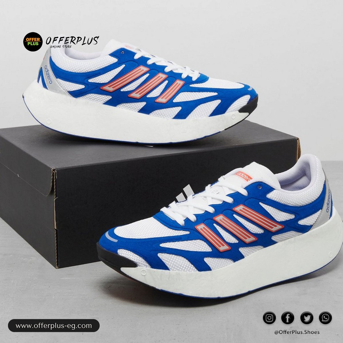 Adidas Adizero Aruku Sports 2025_Blue&White - الصورة 12