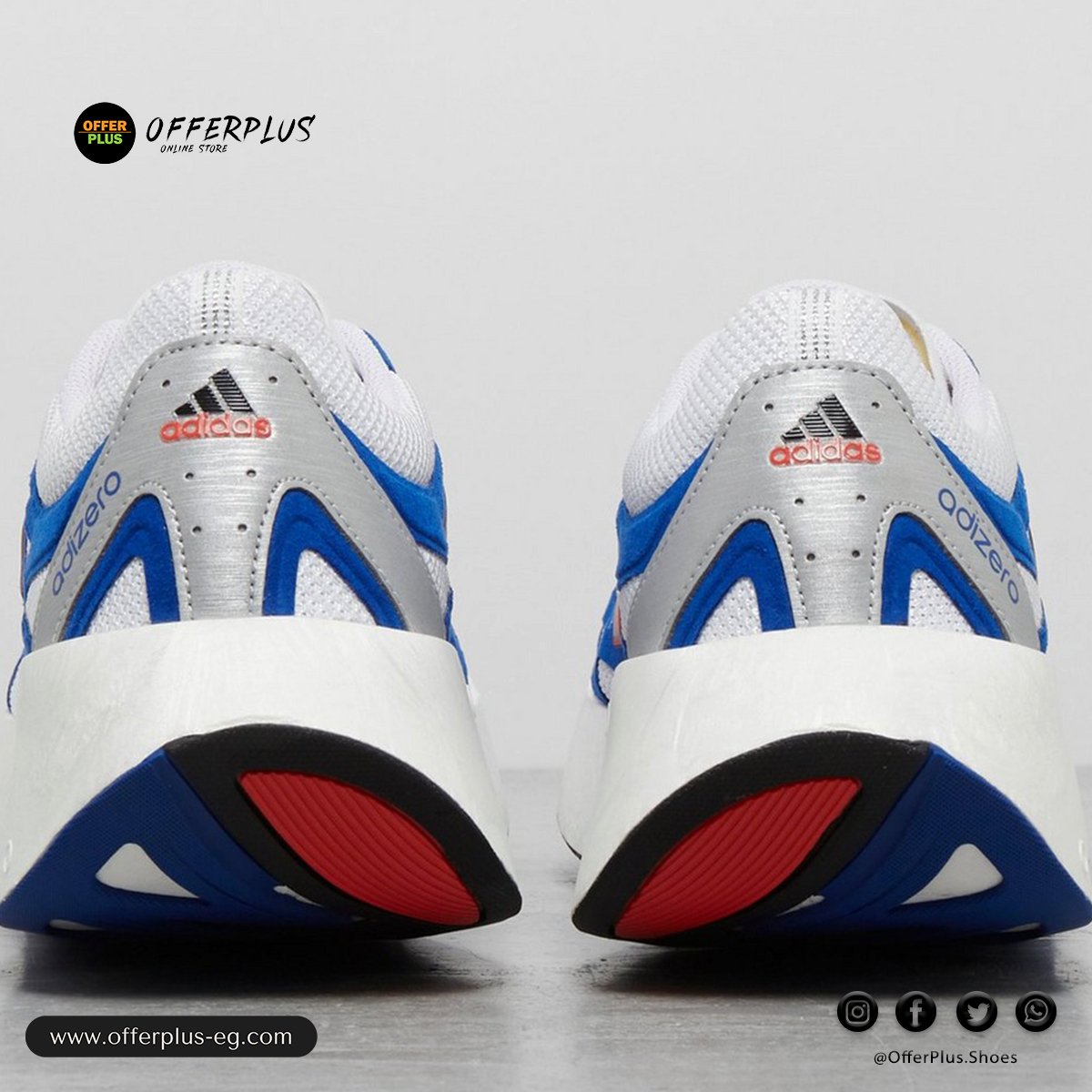 Adidas Adizero Aruku Sports 2025_Blue&White - الصورة 10
