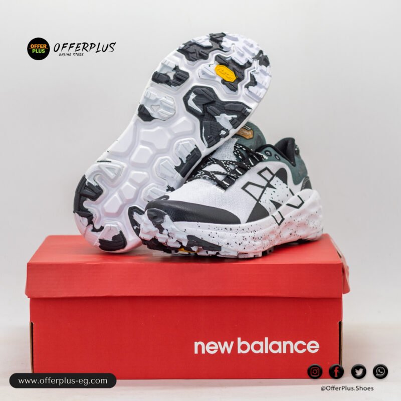 ⁦New Balance Fresh Foam More Trail V2 (MTMORLY2) 2025 - White&Black⁩ - الصورة ⁦4⁩
