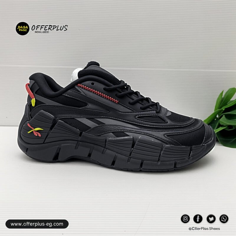 ⁦Reebok Zig Kinetica 2.5 Classic 2025– Black⁩ - الصورة ⁦3⁩