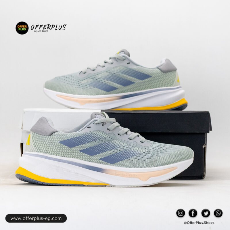 ⁦حذاء Adidas Supernova Rise Running2025 -Grey⁩ - الصورة ⁦5⁩