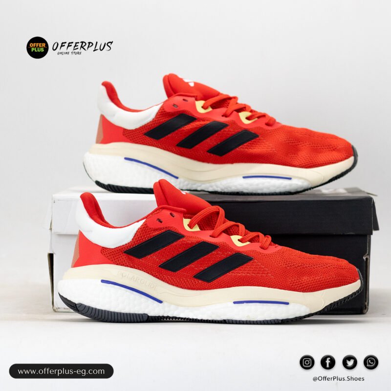 ⁦حذاء Adidas SOLARGLIDE 6 Sports 2025-Red⁩ - الصورة ⁦2⁩