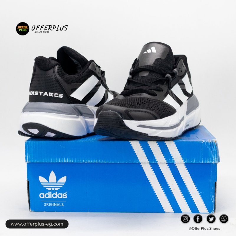 ⁦Adidas Adistar 4 Running Plus Size_Black&White⁩ - الصورة ⁦5⁩