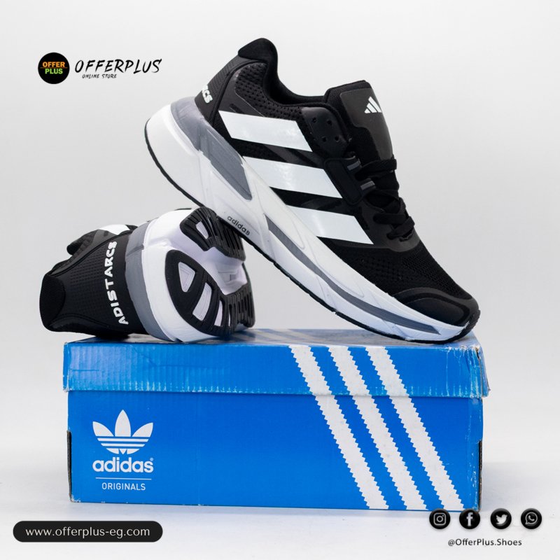 ⁦Adidas Adistar 4 Running Plus Size_Black&White⁩ - الصورة ⁦3⁩