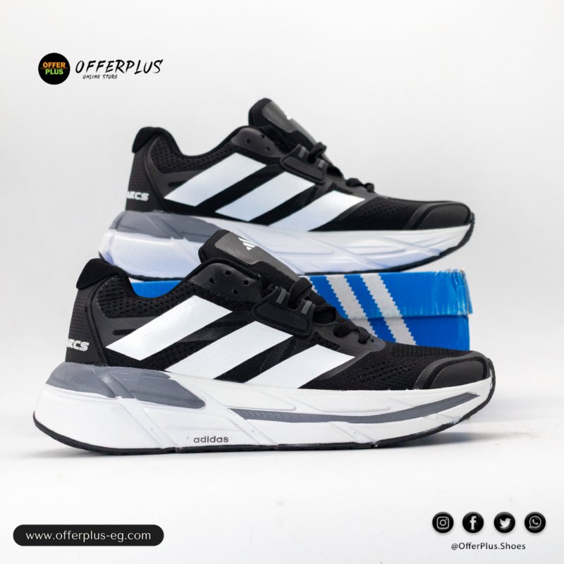 ⁦Adidas Adistar 4 Running Plus Size_Black&White⁩ - الصورة ⁦2⁩
