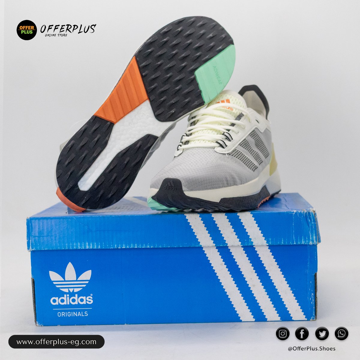 Adidas ZX 5K Boost Sneakers 2025 -White - الصورة 9