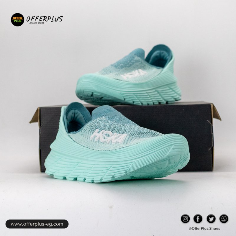 ⁦HOKA Ora Recovery Shoe 2 Sneakers 2025 -Teal Green⁩ - الصورة ⁦5⁩