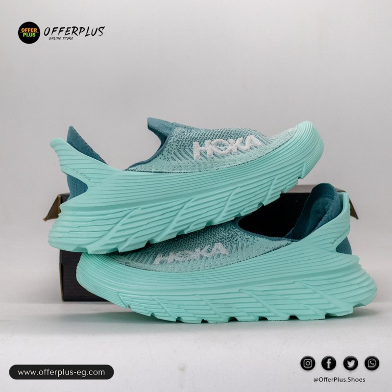 ⁦HOKA Ora Recovery Shoe 2 Sneakers 2025 -Teal Green⁩ - الصورة ⁦3⁩