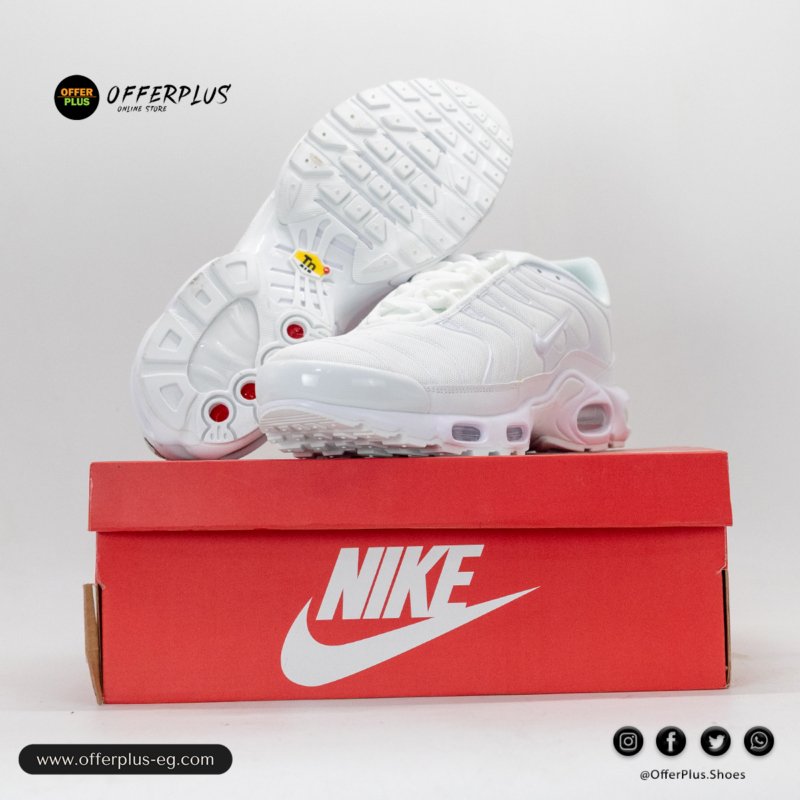 ⁦Nike Air Max Plus Tn 2025 Plus Size-White⁩ - الصورة ⁦3⁩
