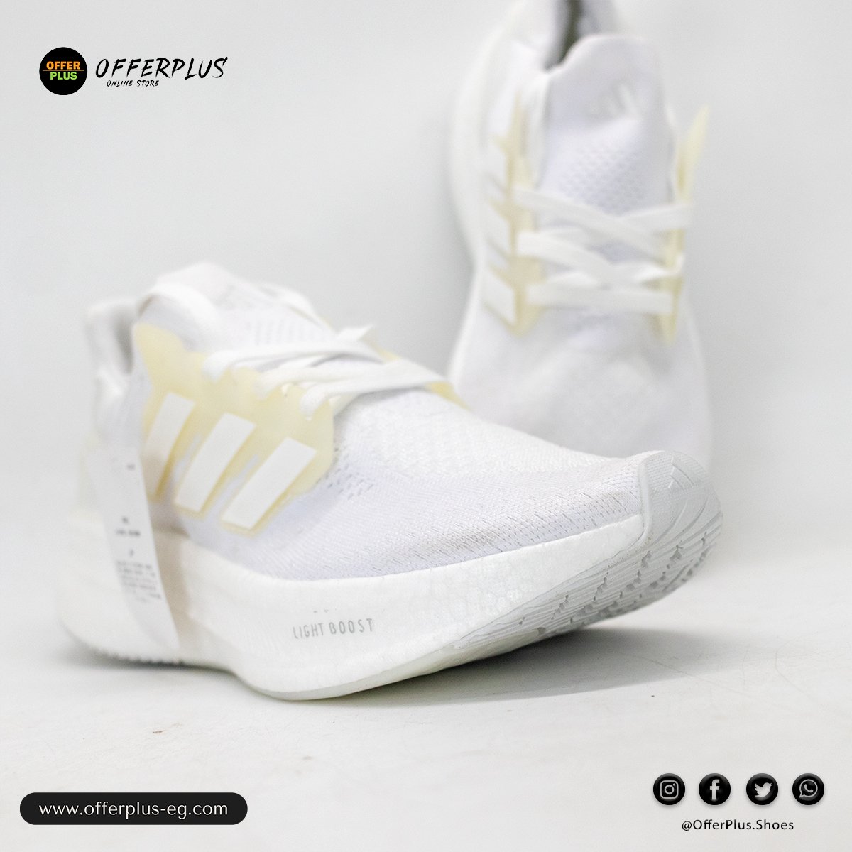Adidas UltraBoost Light 2025 -White - الصورة 3