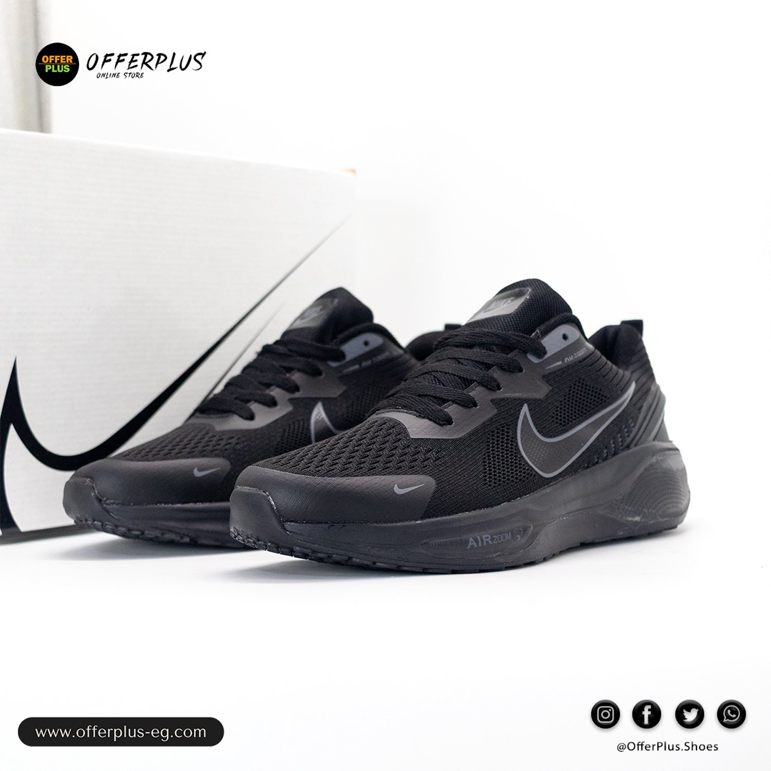 Nike Air Zoom Winflo 10 Plus Size2025-Black